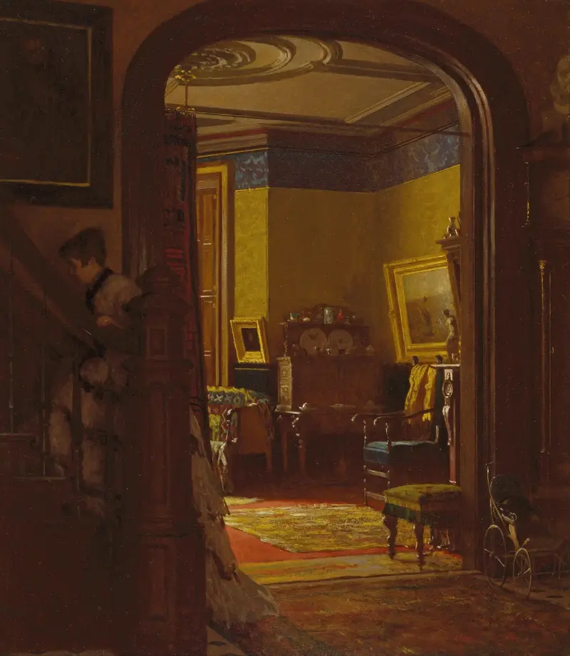 Not at Home av Eastman Johnson