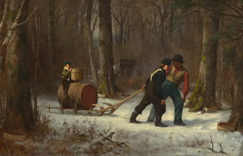 På väg till lägret av Eastman Johnson