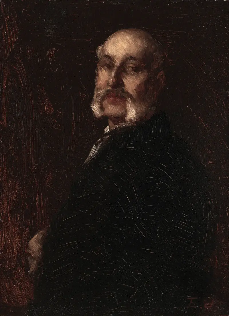 Portrait of Franklin H. Delano av Eastman Johnson