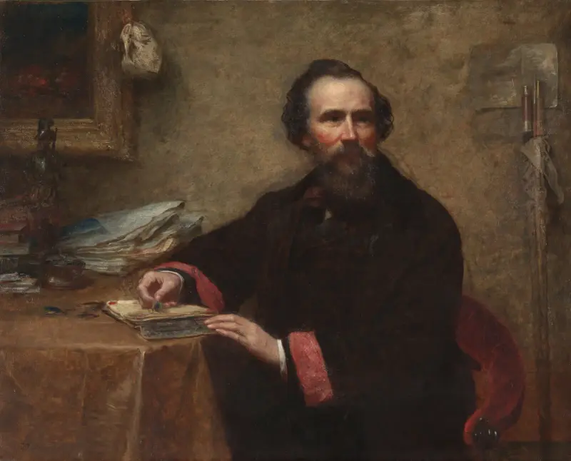 Portrait of Genio C. Scott av Eastman Johnson