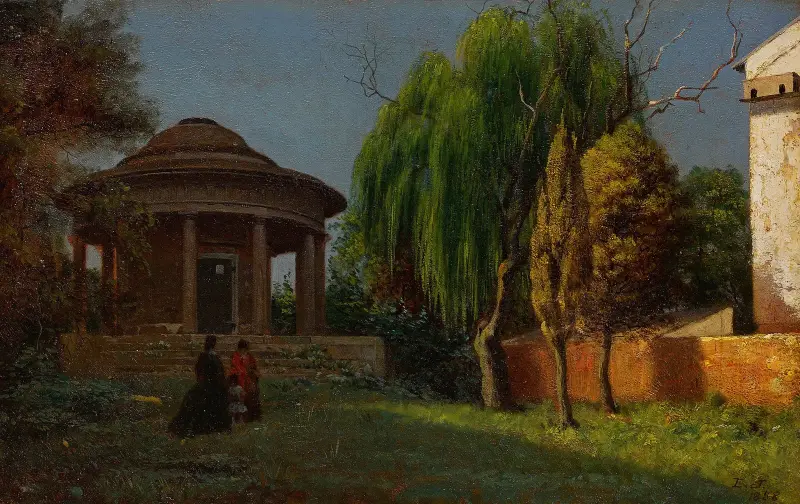 Szene bei Mount Vernon von Eastman Johnson