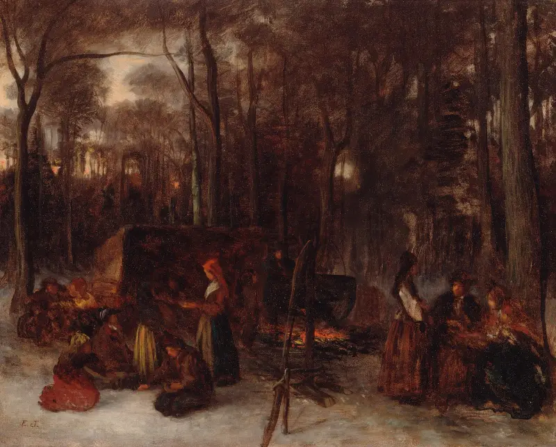 Att smaka på sockret av Eastman Johnson