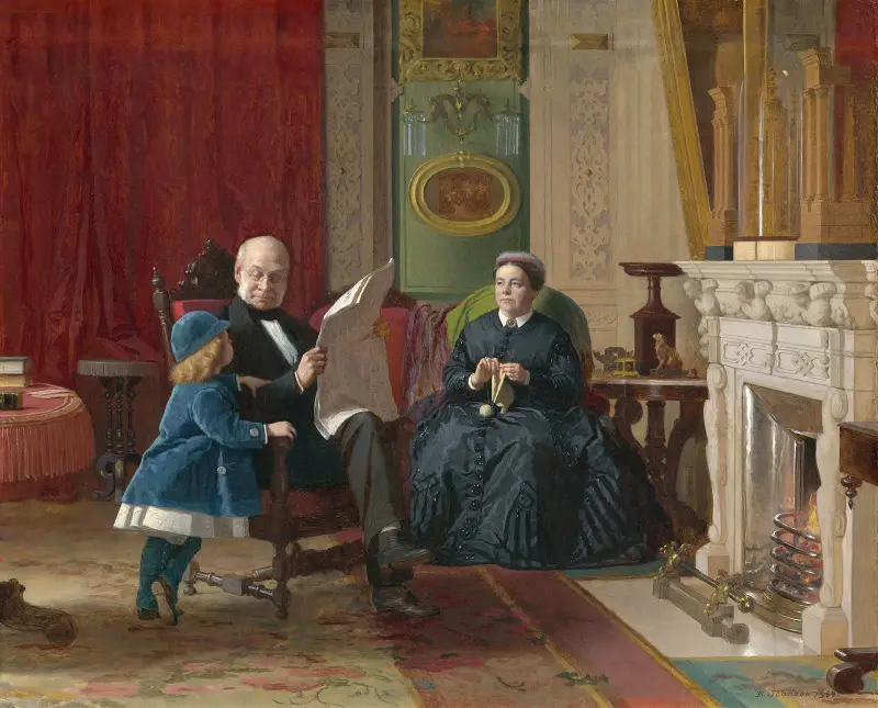 Familjen Brown av Eastman Johnson