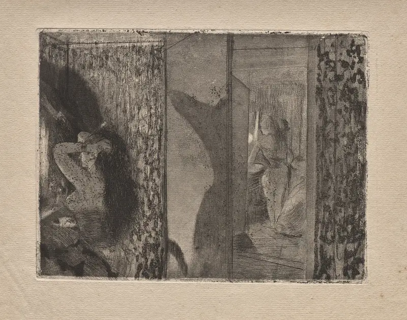 Actresses in Their Dressing Rooms, 1879 – nr 1 av Edgar Degas