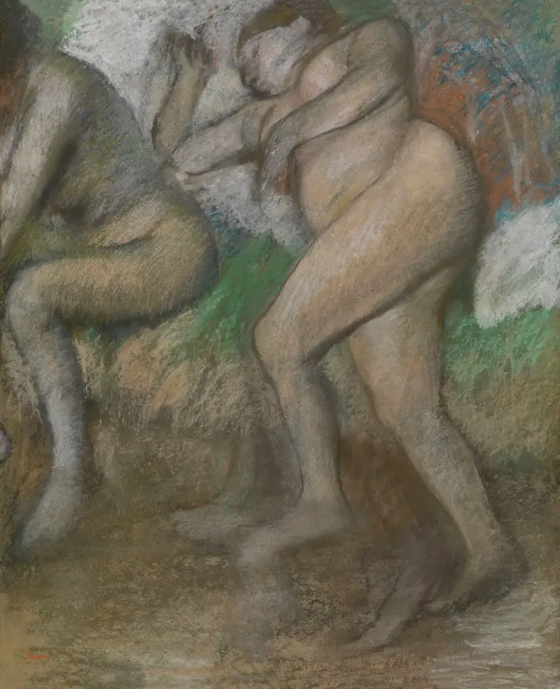Nach dem Bad, 1890 von Edgar Degas
