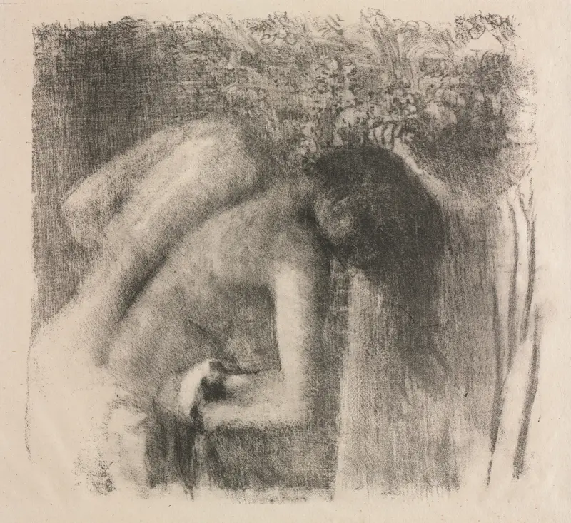 Po koupeli, 1891, Edgar Degas