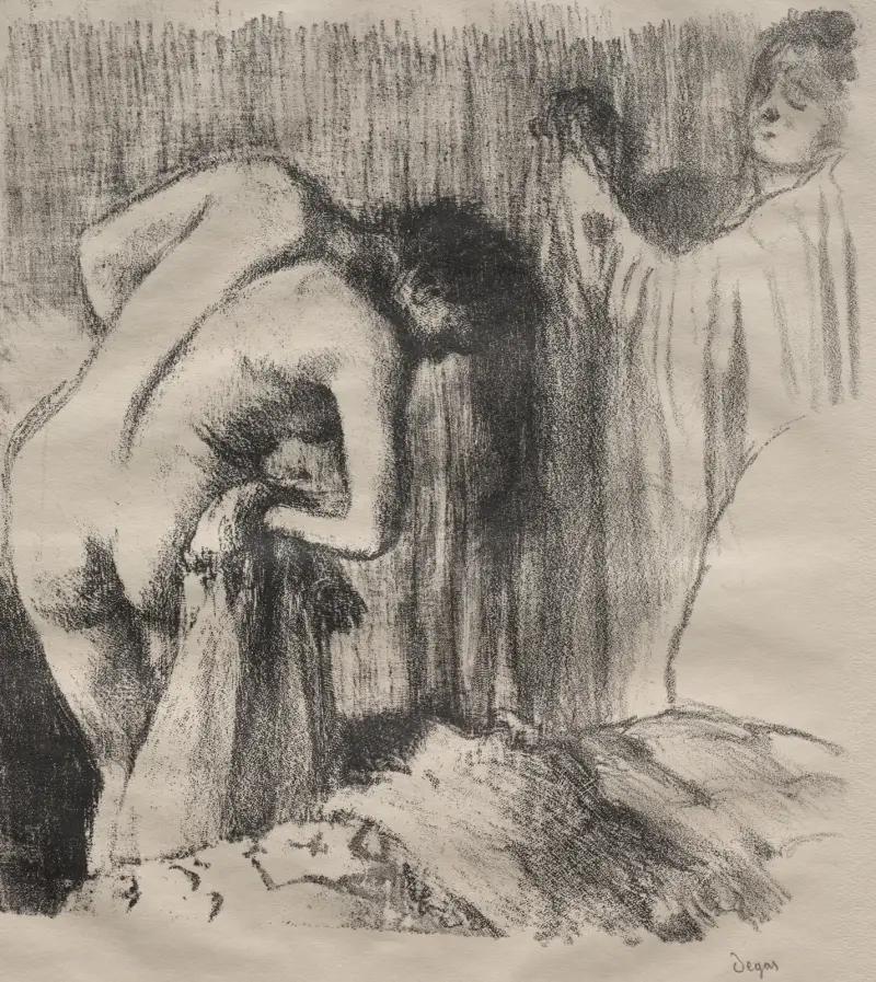 Po kąpieli III, Edgar Degas