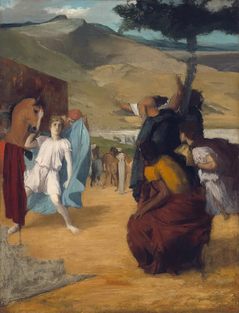 Alexandr a Bucephalus, Edgar Degas