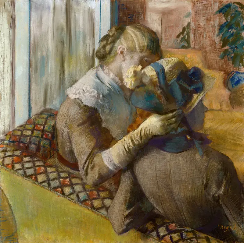 Bei der Modistin, 1881 von Edgar Degas