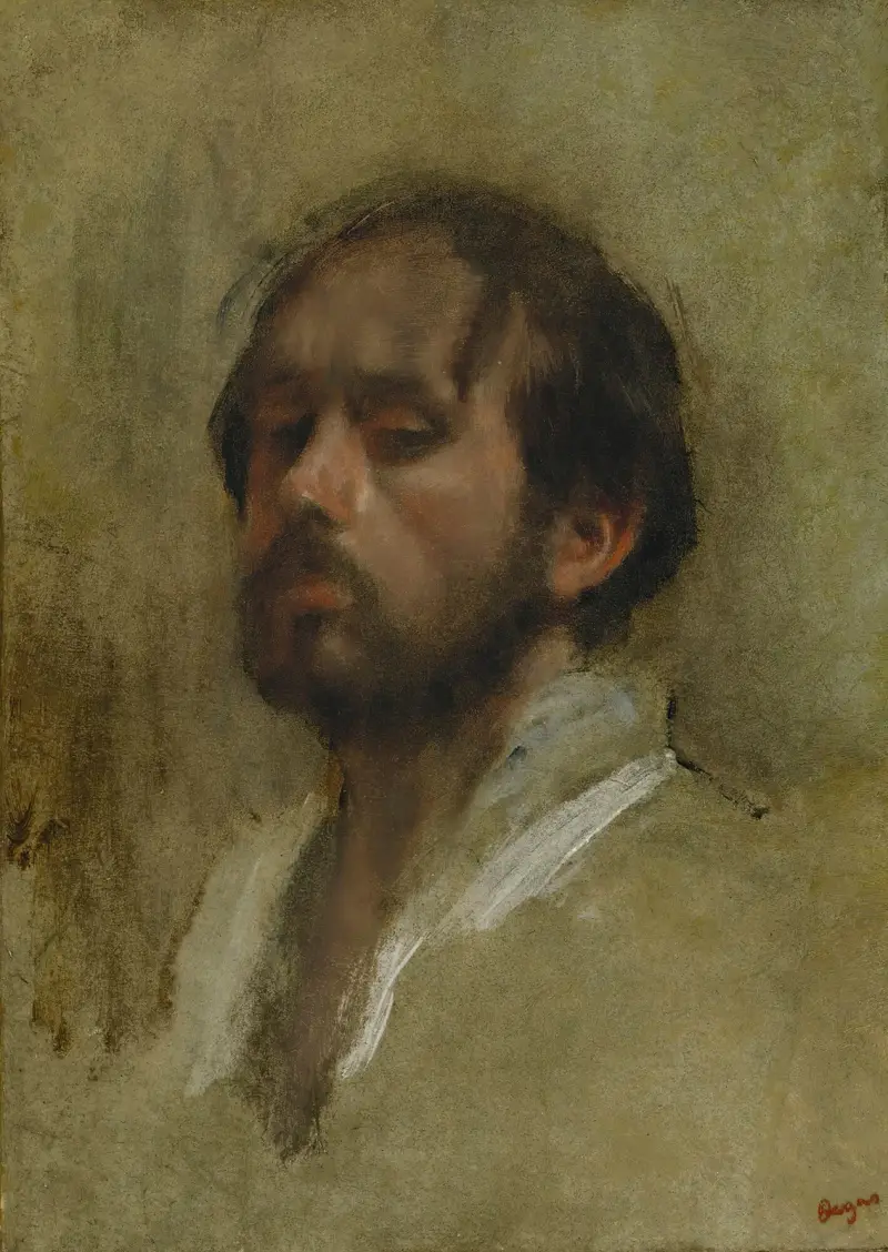 Autoportrét, 1862, Edgar Degas