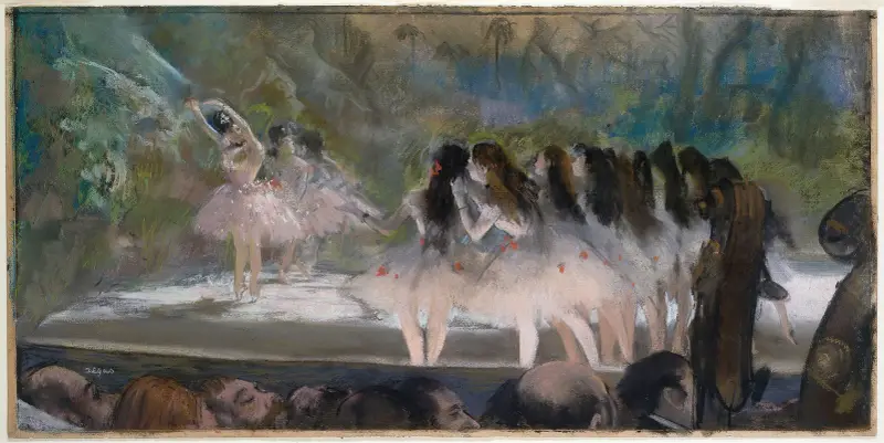 Ballet at the Paris Opéra av Edgar Degas
