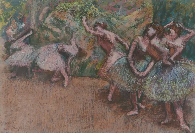 Ballettszene von Edgar Degas