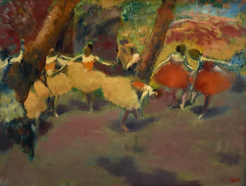Před představením, Edgar Degas
