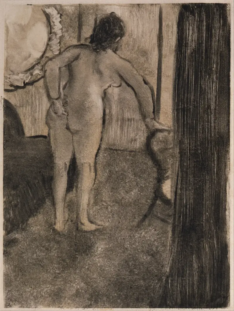 Bordellszene (Dans le Salon d’une Maison Close) – Nr. 1 von Edgar Degas