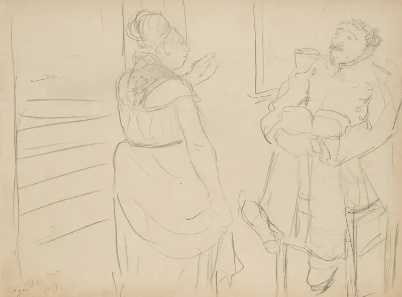 Bordellszene, 1877 – Nr. 2 von Edgar Degas