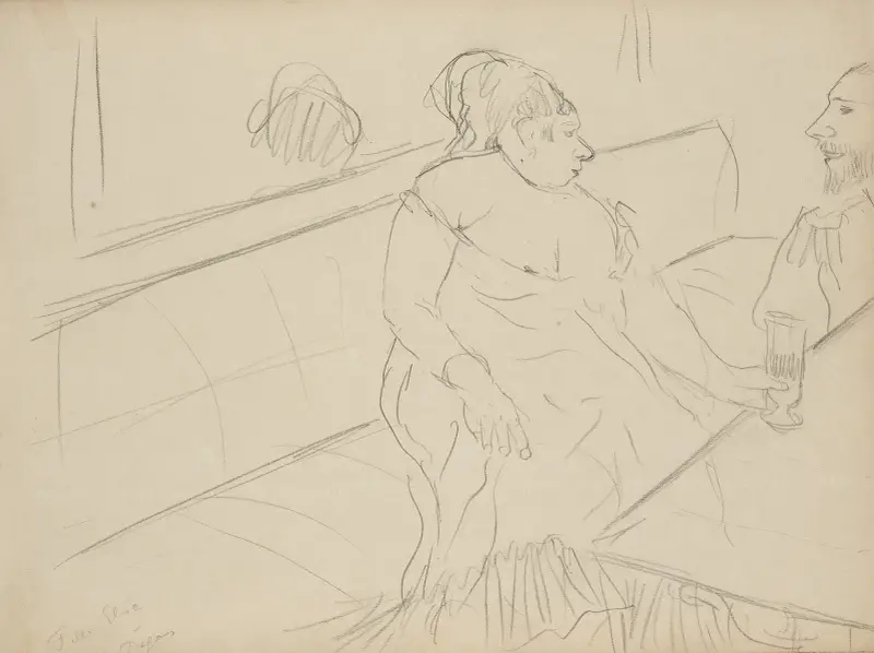 Bordellszene, 1877 – Nr. 4 von Edgar Degas