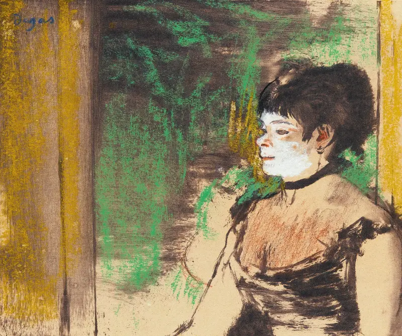Café-Concert-Sängerin von Edgar Degas