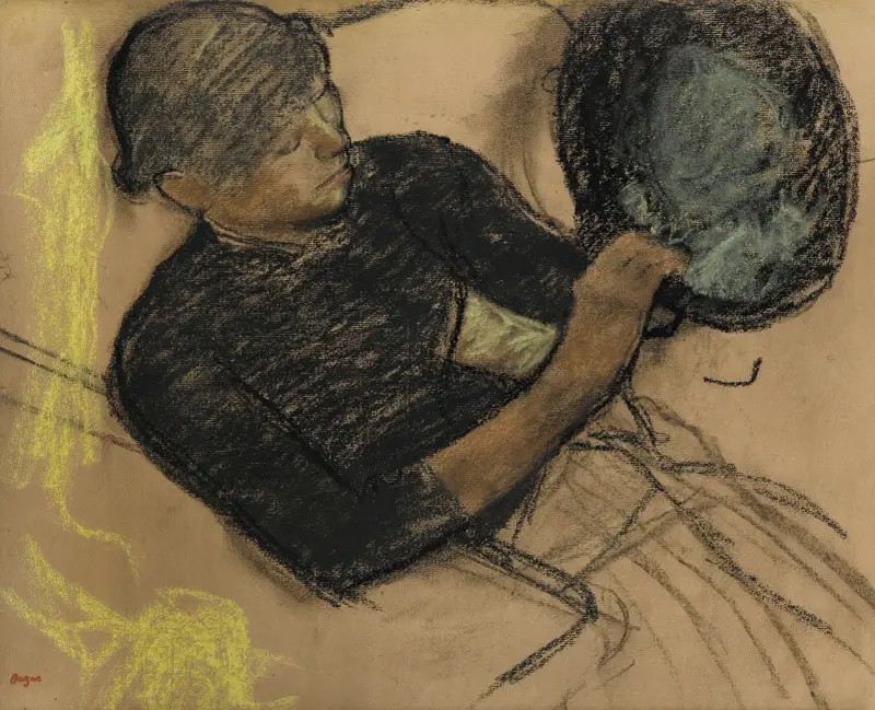 U modystki, Edgar Degas