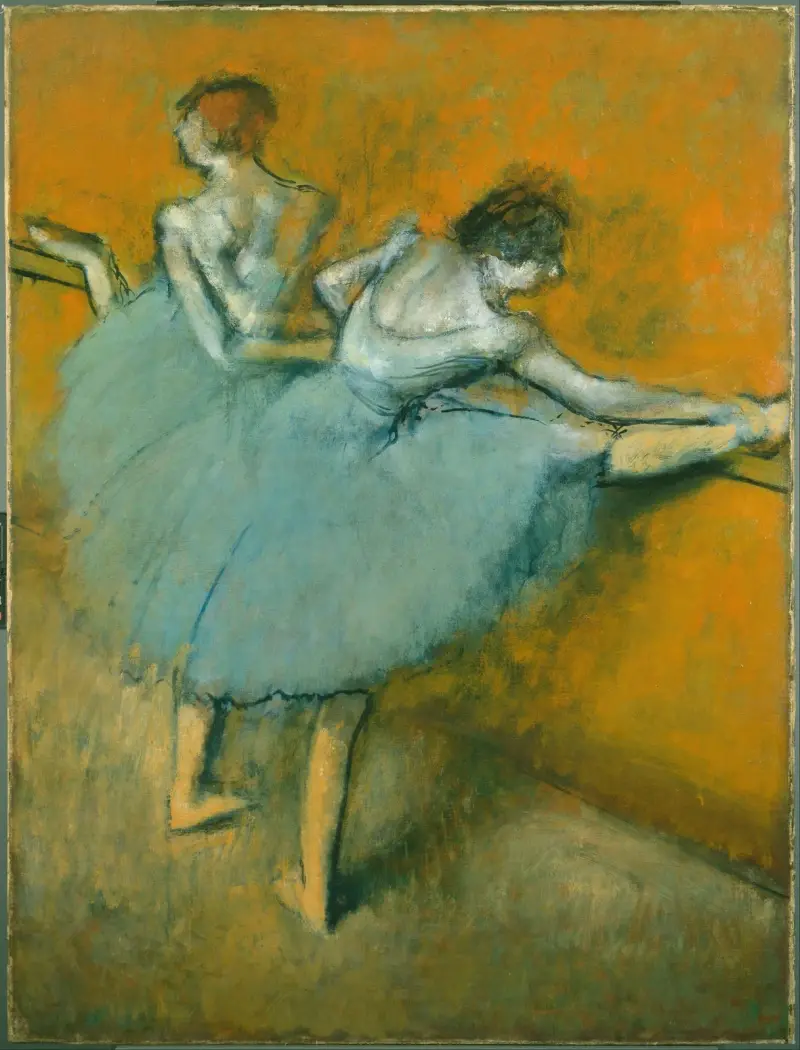 Dancers At The Barre av Edgar Degas