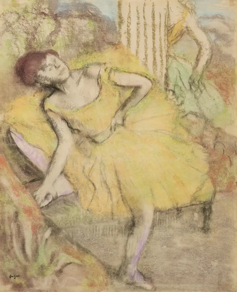 Tancerka w spoczynku, 1897, Edgar Degas