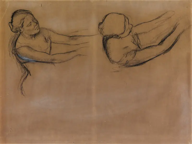 Zwei Tänzerinnen von Edgar Degas