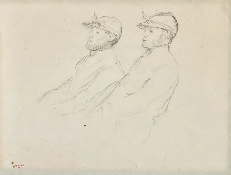Dva žokejové, Edgar Degas