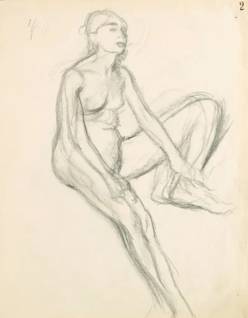 Figurenstudien 1 von Edgar Degas