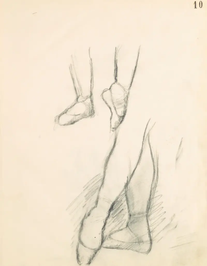 Figurstudie 11 von Edgar Degas
