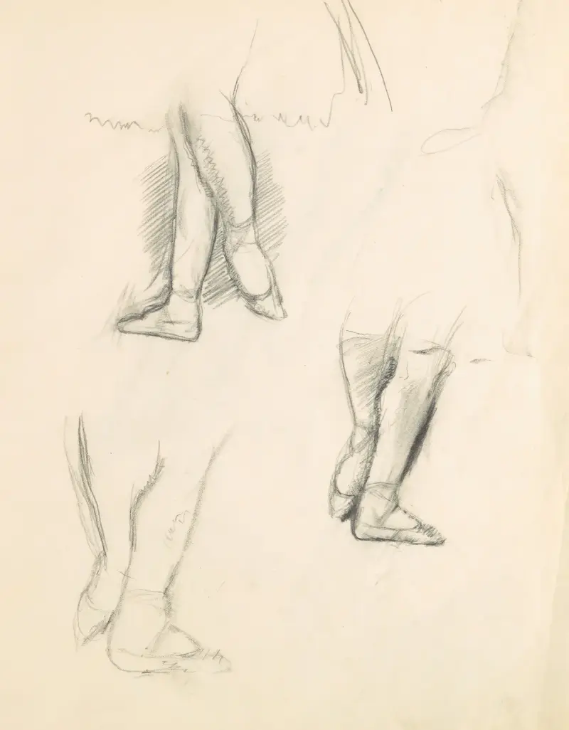 Figurální studie 6, Edgar Degas