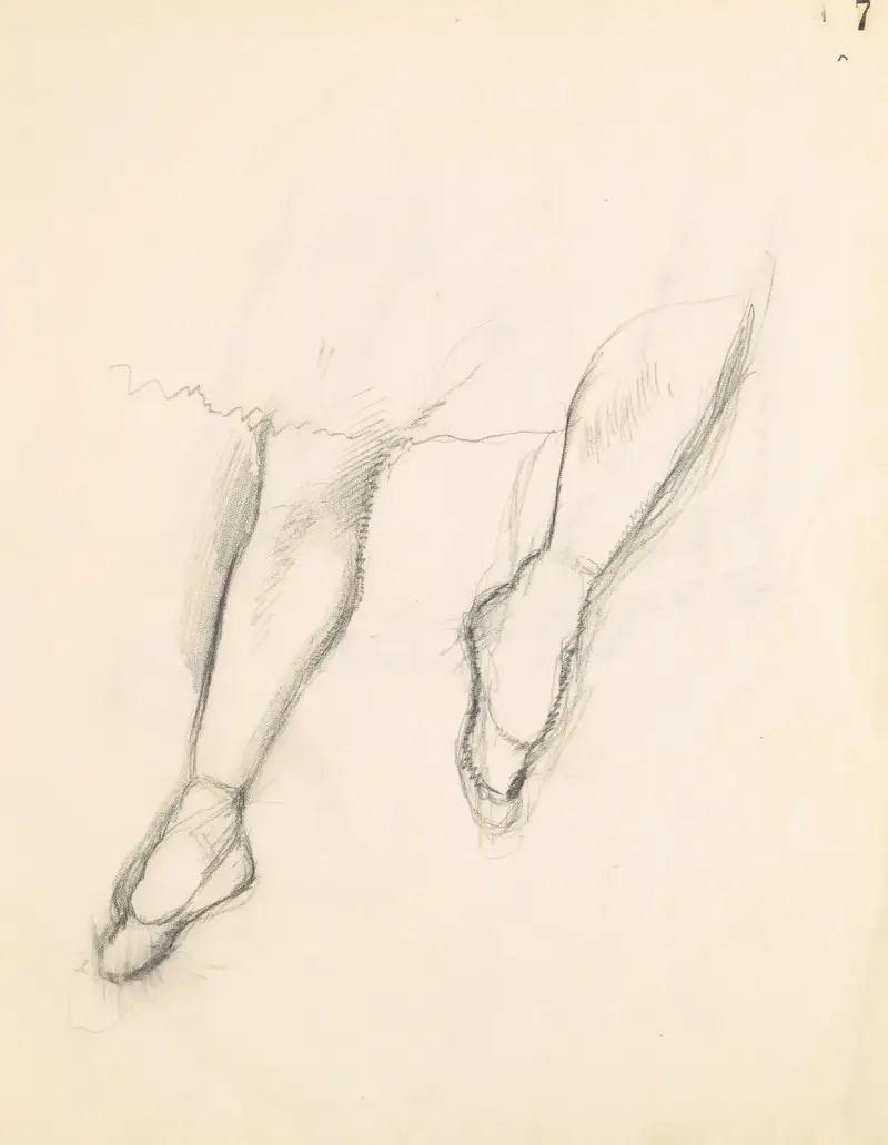 Figurstudier 8, Edgar Degas