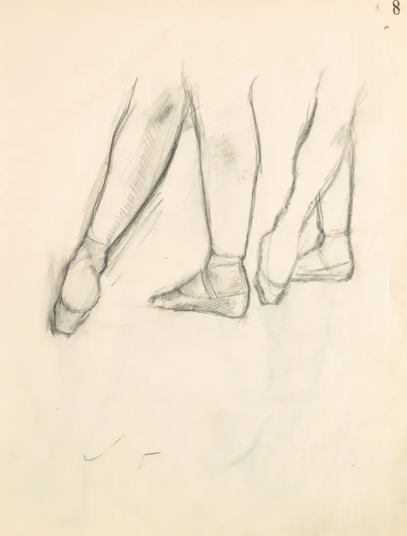 Figurstudien 9 von Edgar Degas