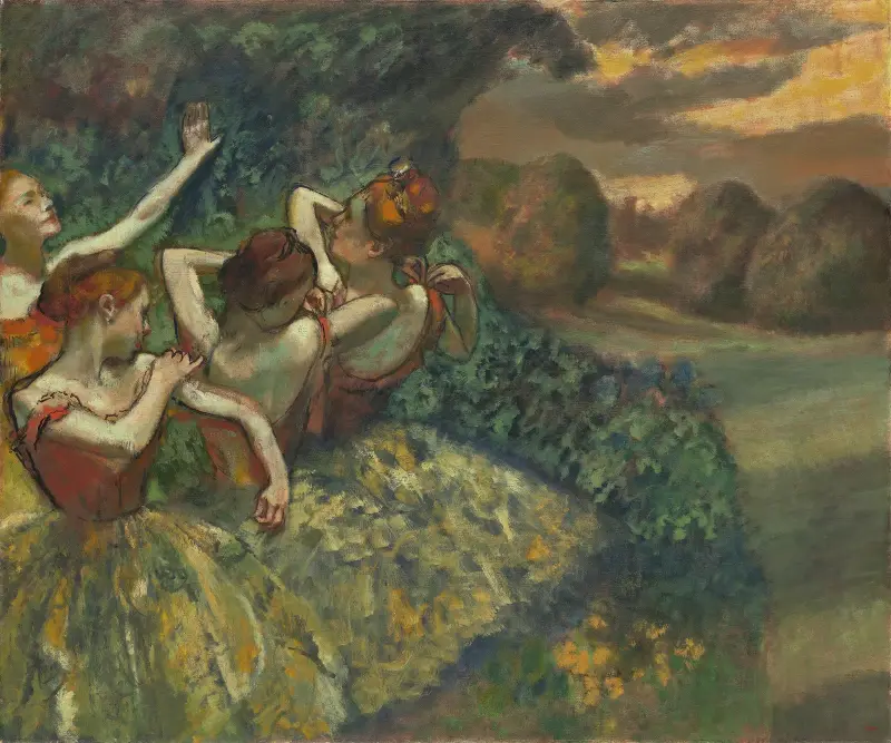 Čtyři tanečnice, Edgar Degas