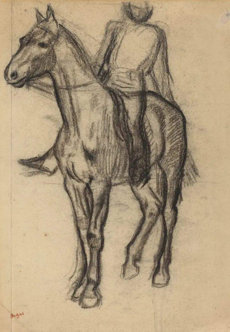 Horse and Rider, 1878 av Edgar Degas