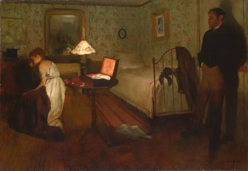 Interiér, Edgar Degas