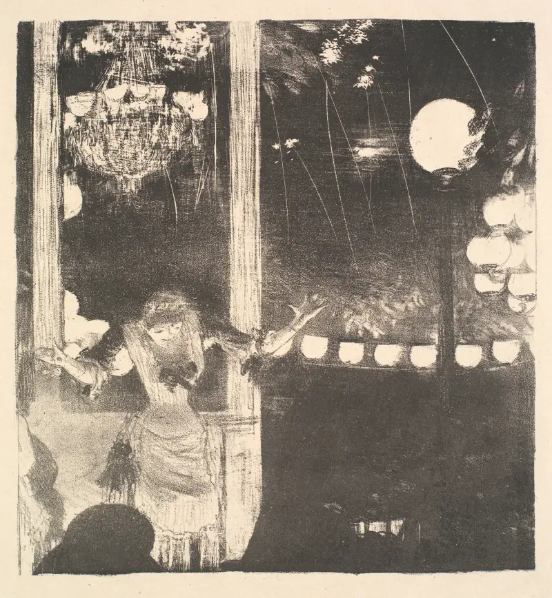 Mademoiselle Bécat på Ambassadeurs av Edgar Degas