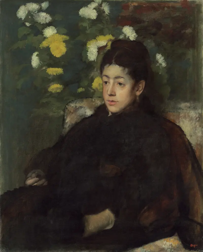 Mademoiselle Malo av Edgar Degas