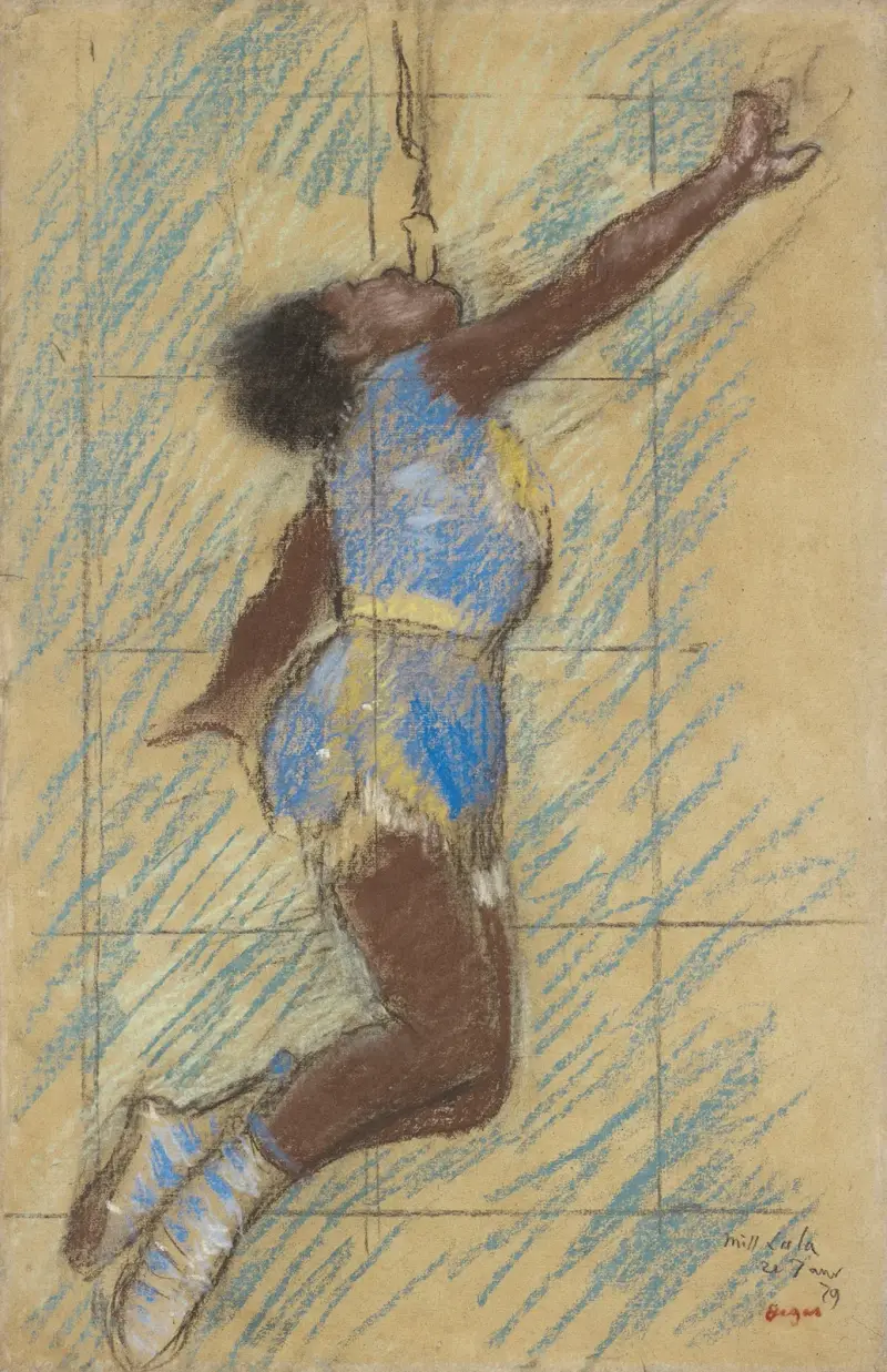 Miss Lala at the Fernando Circus av Edgar Degas