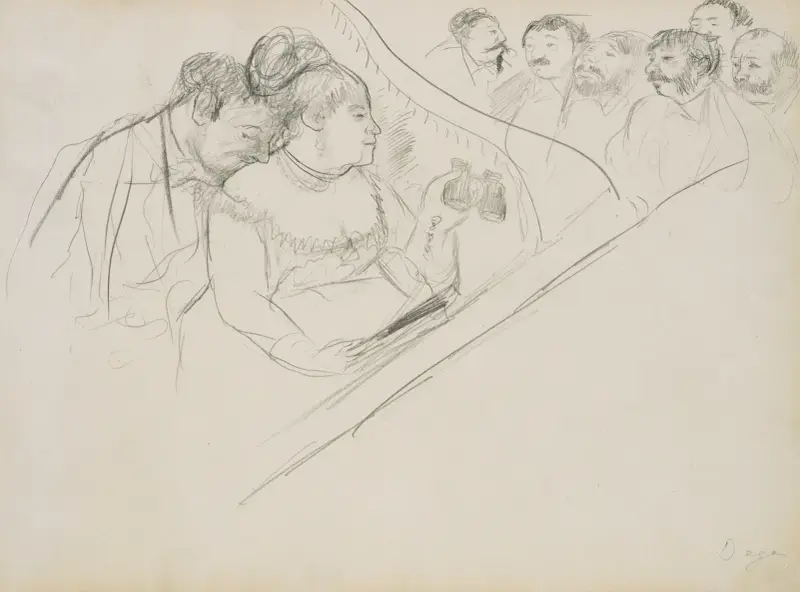 Operní lóže, Edgar Degas