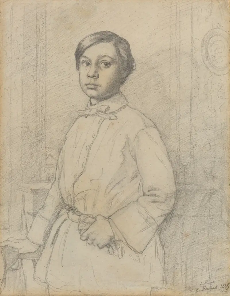 René de Gas (recto), 1855 – Nr. 2 von Edgar Degas