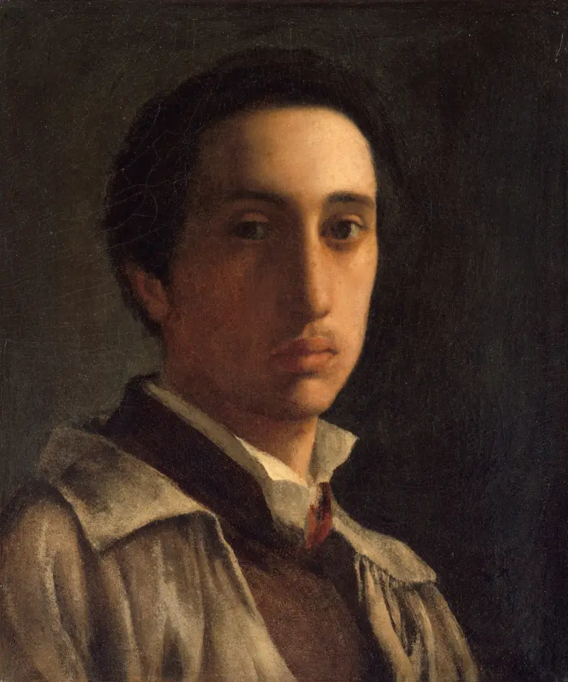 Selbstporträt, 1855 – Nr. 2 von Edgar Degas