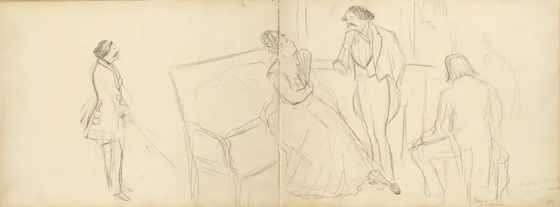 Večerní zábava, Edgar Degas