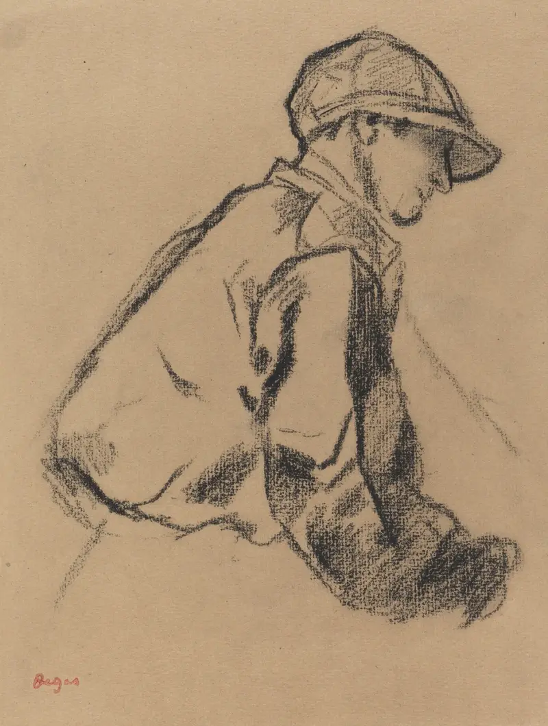 Study of a Jockey, 1884 – nr 2 av Edgar Degas