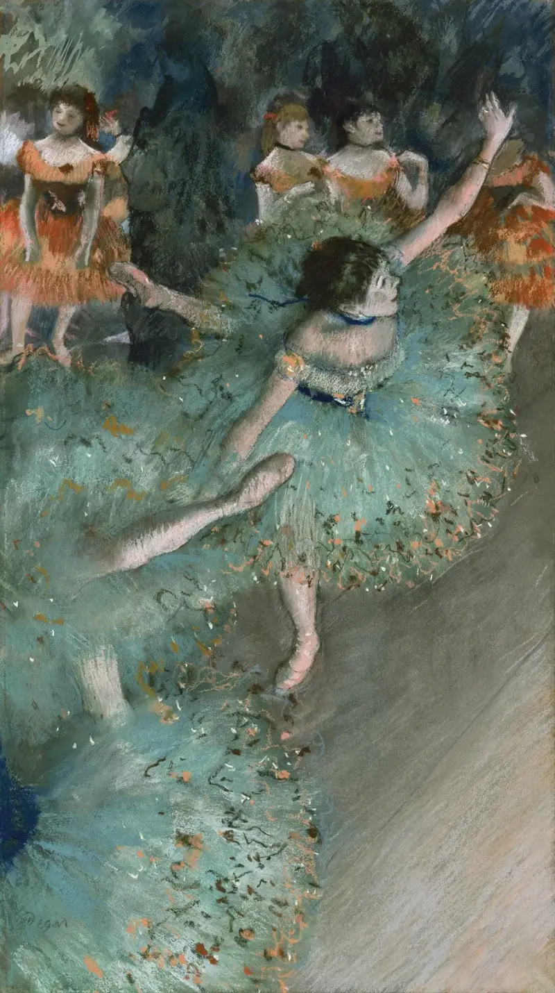 Tańcząca baletnica (Baletnica w zieleni), Edgar Degas