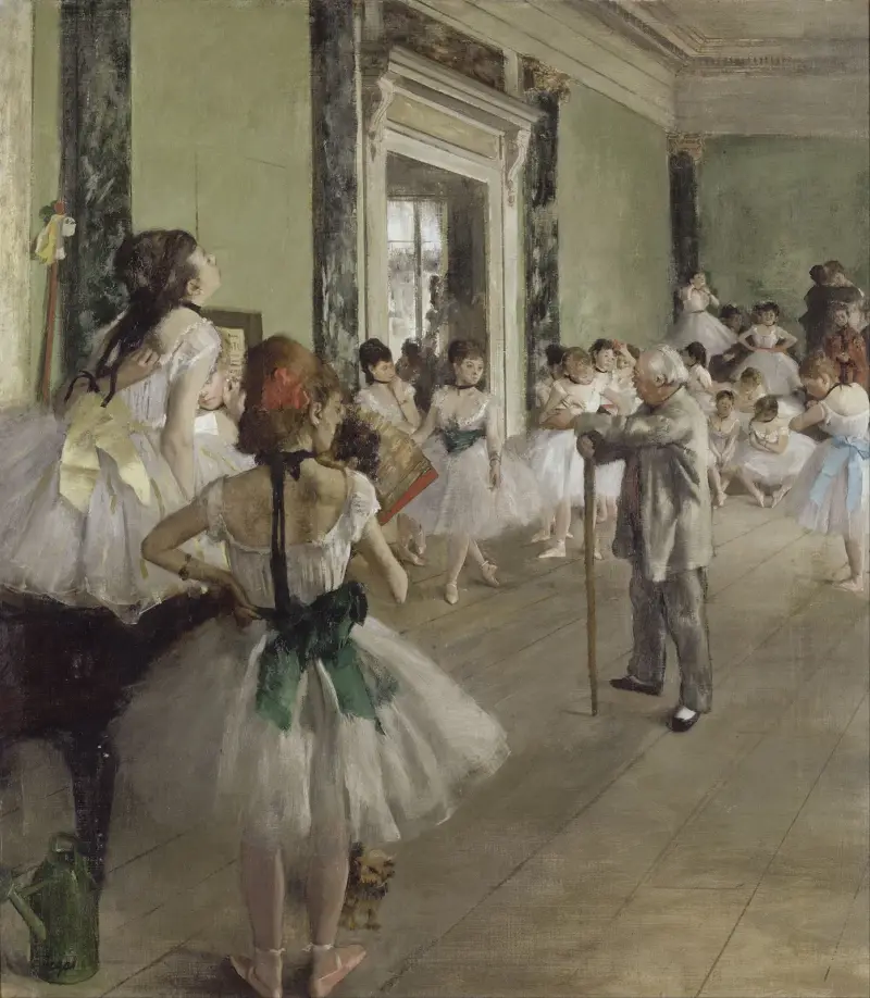 Taneční hodina, Edgar Degas
