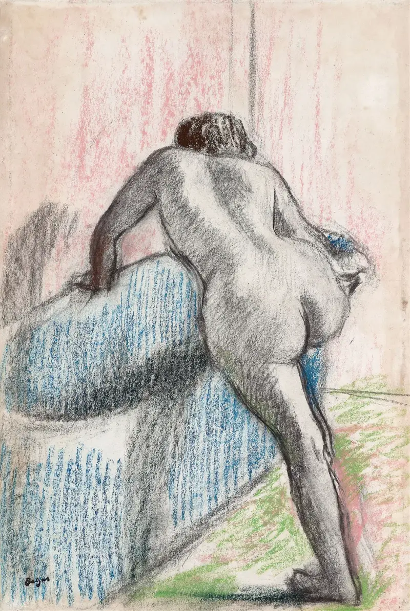 Das Bad, 1892 von Edgar Degas