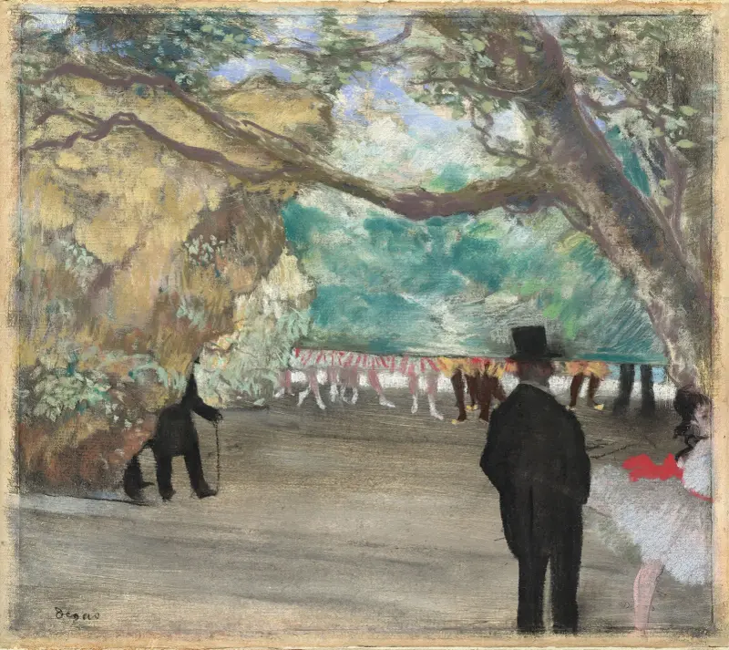 Kurtyna, Edgar Degas