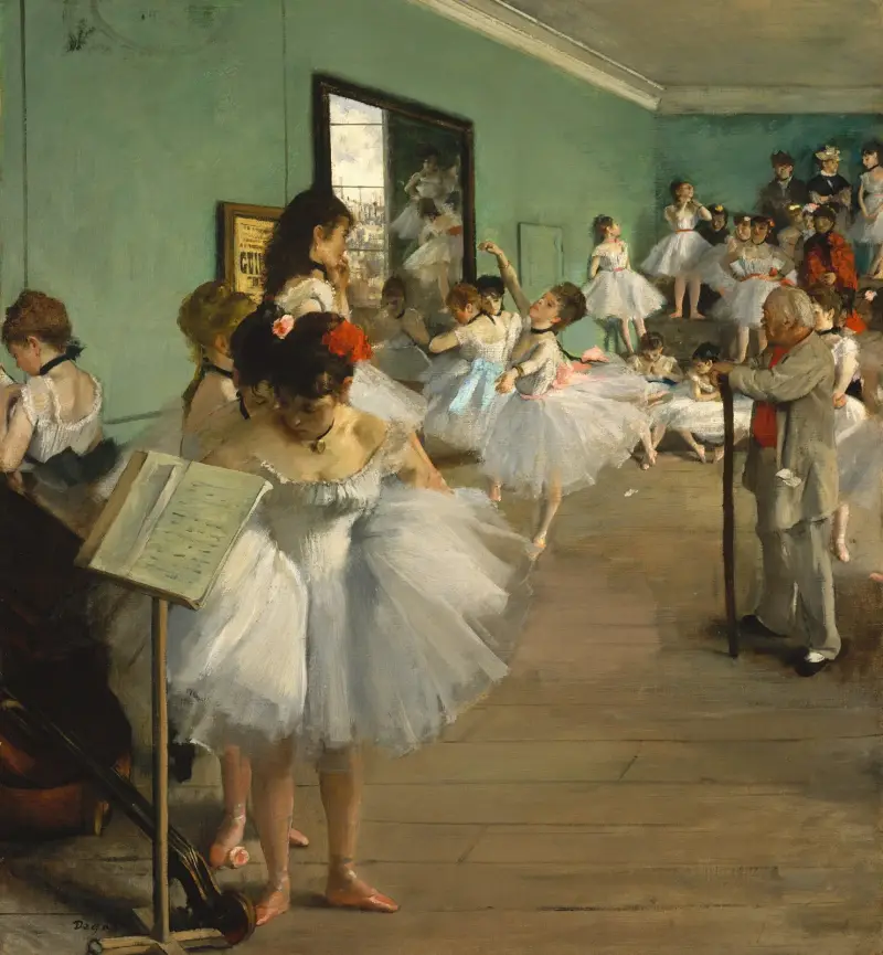 Klasa tańca, 1874, Edgar Degas