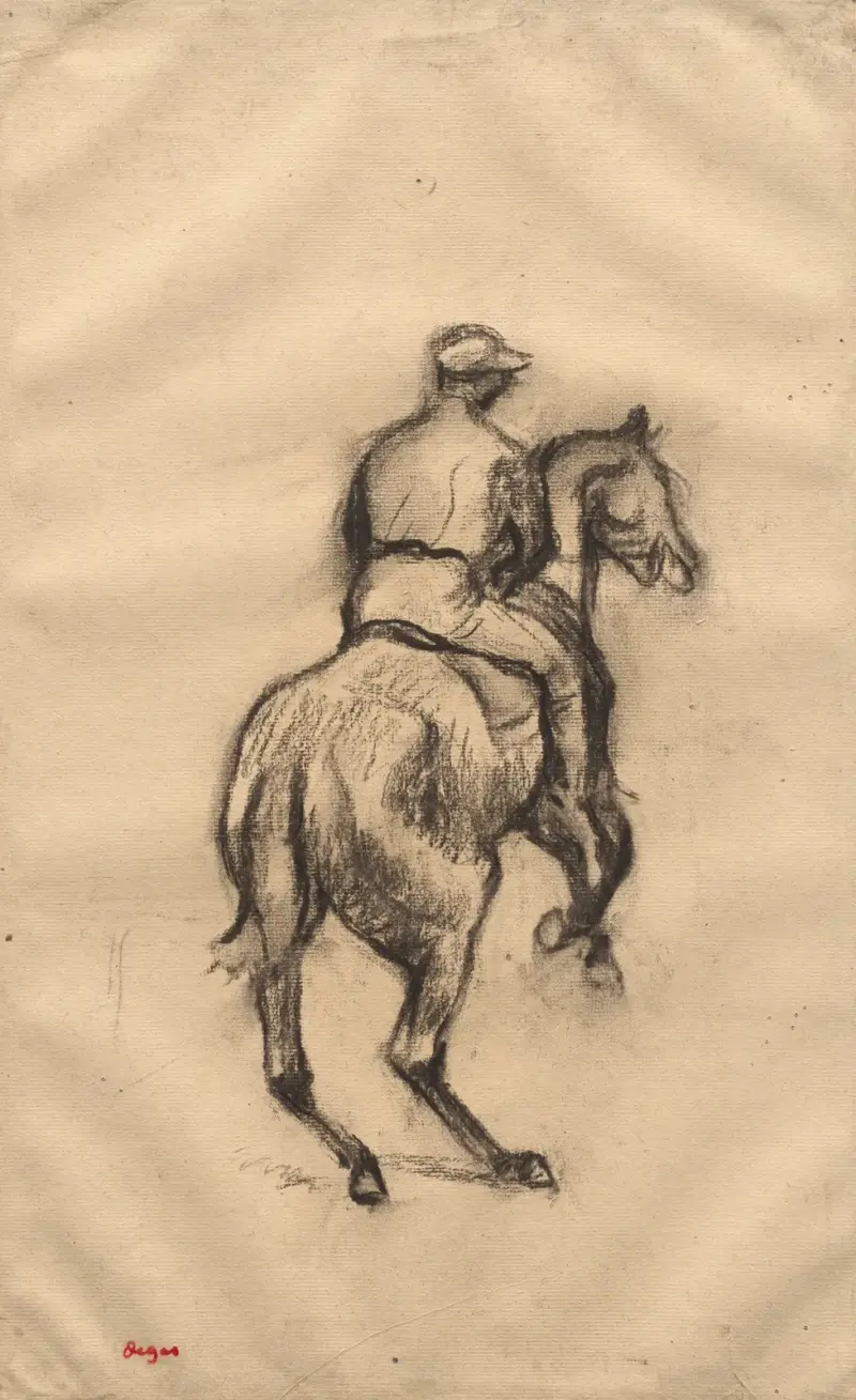 Der Jockey von Edgar Degas