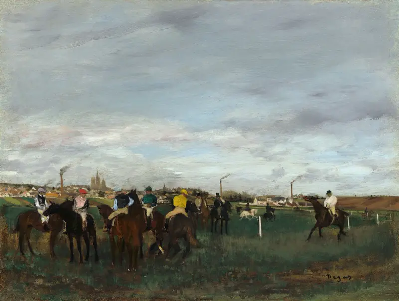 Wyścigi konne, Edgar Degas