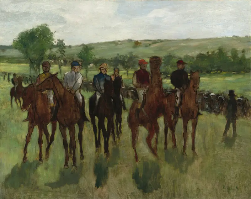 Jezdci, Edgar Degas